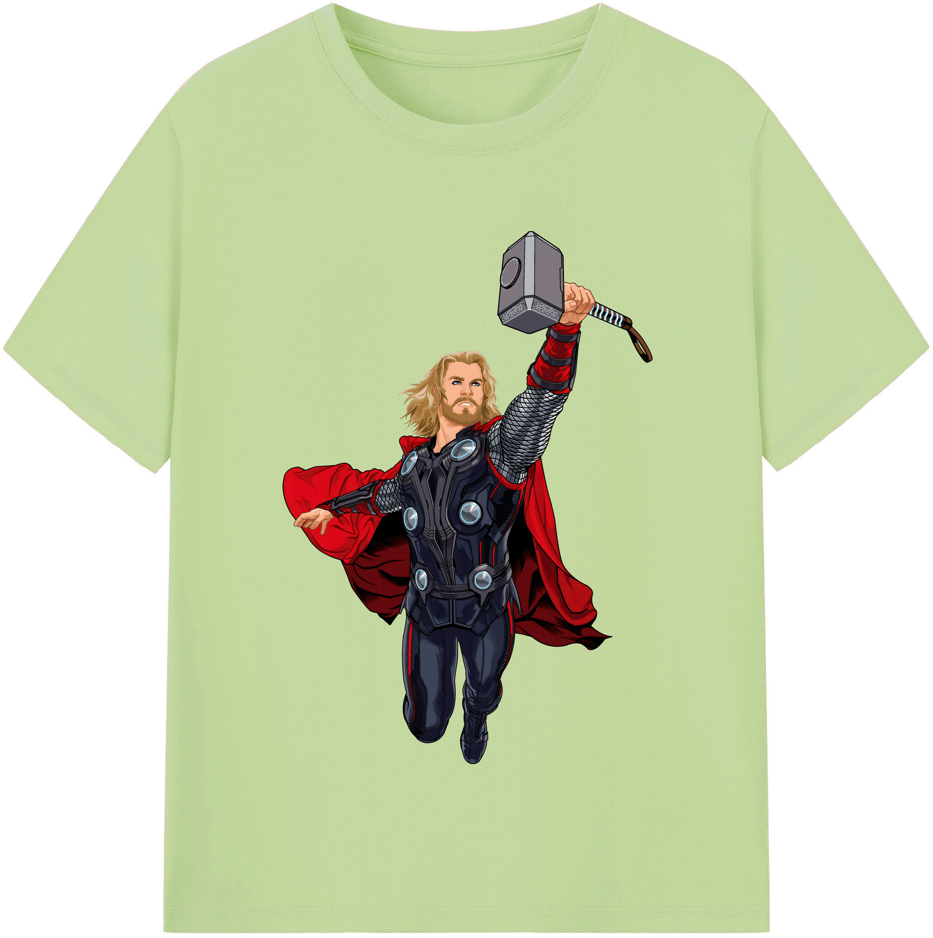 （画像用） アベンジャーズ The Avengers 綿100％半袖Tシャツ（フロントプリント）